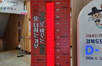 안동시, '희망2026 나눔캠페인' 사랑의 온도 100℃ 달성