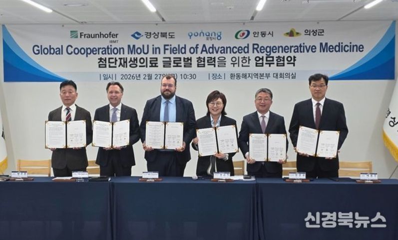 경북·독일 연구소, 첨단의료 기술 협력 업무협약 체결