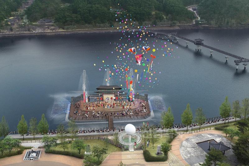 0825 안동시, 1천만 관광객 찾는 명품 관광거점도시 도약 박차 (2)-수상공연장.jpg