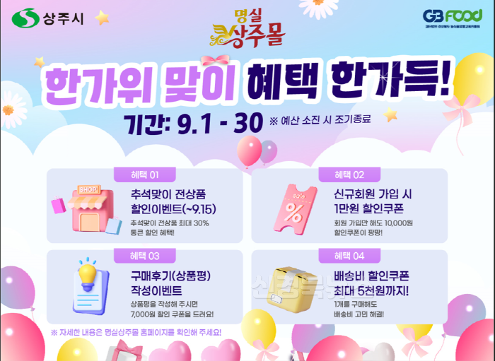[크기변환](상주시 유통마케팅과)농특산물 쇼핑몰 추석맞이 할인 포스터.png