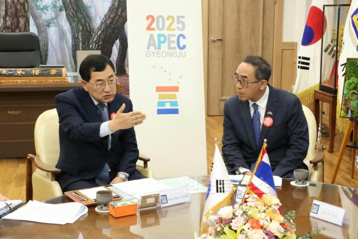 [크기변환]1-3. 주낙영 경주시장 타니 쌩랏 주한태국대사와 APEC 준비 협력 논의_03.jpg