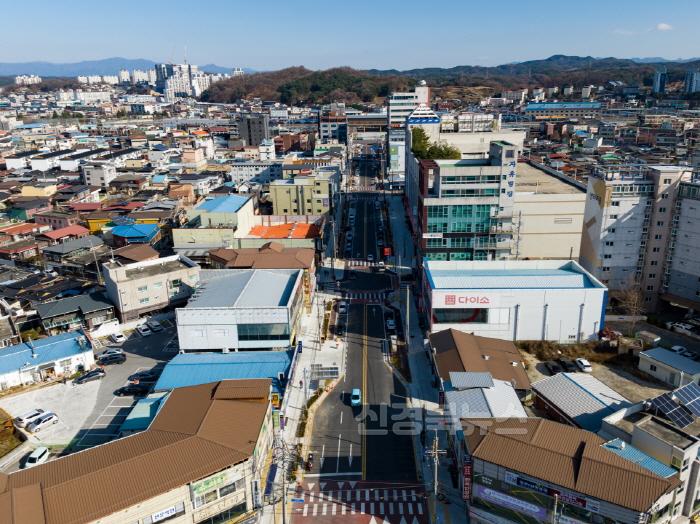 [크기변환]영주-1-1 역세권 상권활성화도로조성사업 구간 전경.jpg