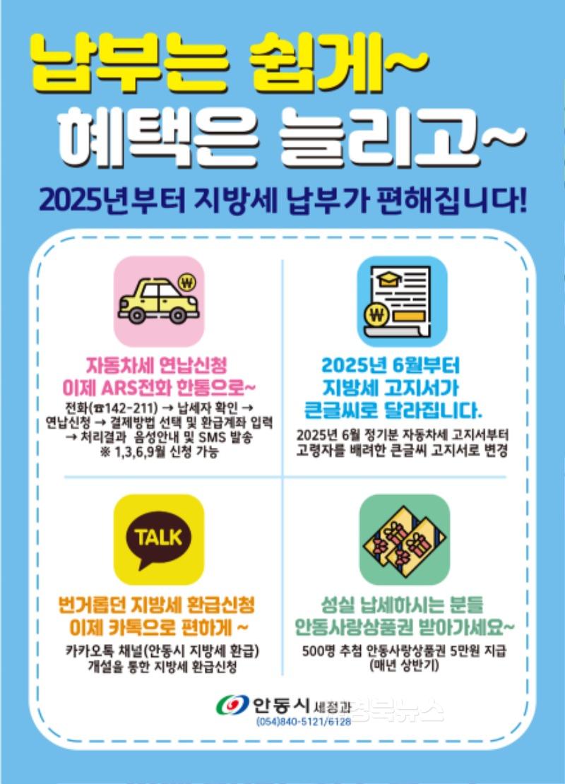 0117 안동시  2025년도 자동차세 연납 신청 접수.jpg