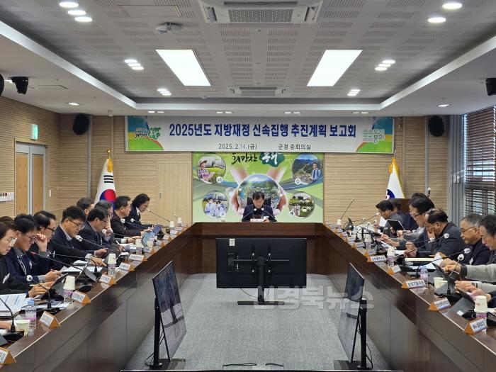 [크기변환]1. 봉화군, 2025년 지방재정 신속집행 추진계획 보고회 개최 (1).JPG