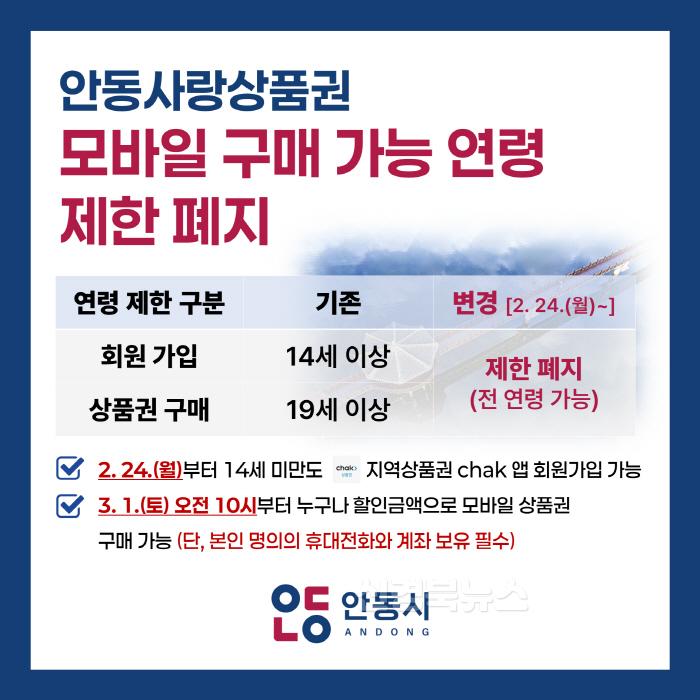 [크기변환]0217 안동사랑상품권 모바일 구매 가능 연령 제한 폐지 (1).jpg