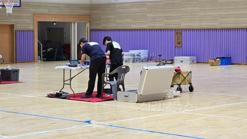 [영천전자고] 2025년 경상북도기능경기대회 산업용드론제어 경기 사진.jpg