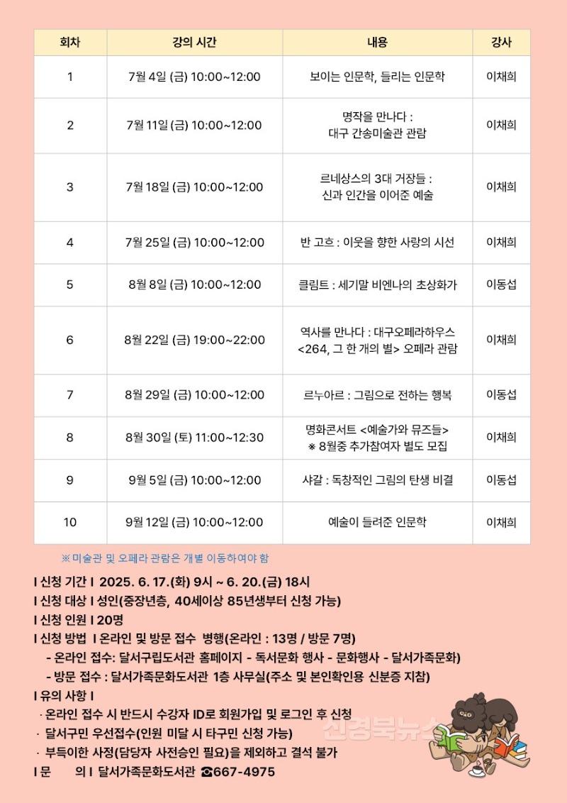 250605-06 “달서구, 생활 속 인문학 확산”달서가족문화도서관‘길 위의 인문학’운영 홍보포스터 2.jpg.jpg