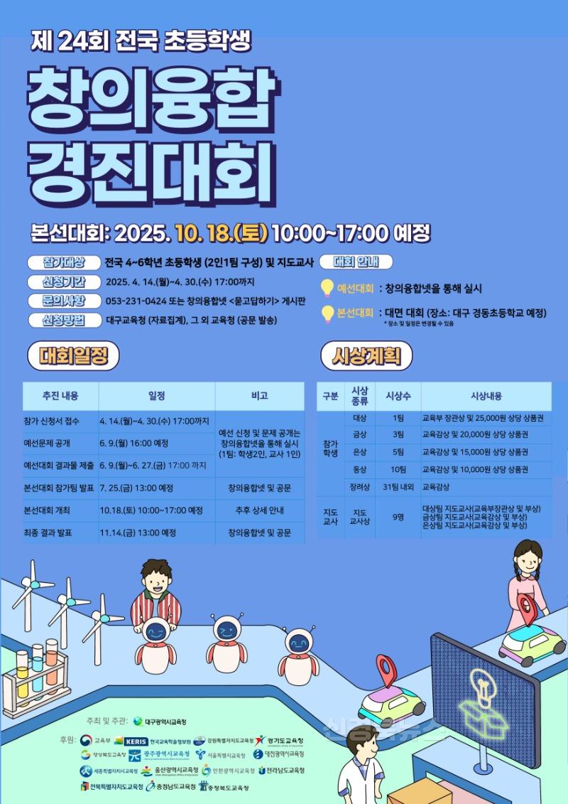 2. 대구시교육청, ‘2025년 전국 초․중학생 창의융합 경진대회’ 개최-초등학생.jpg