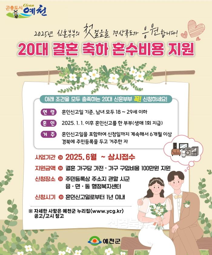 [크기변환](예천군)20대 결혼 신혼부부 혼수비용 지원 사업.jpg