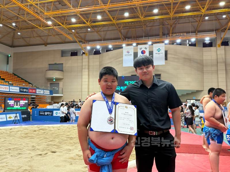 [호서남초] 제79회 전국씨름선수권대회 장사급 은메달 획득1.JPG