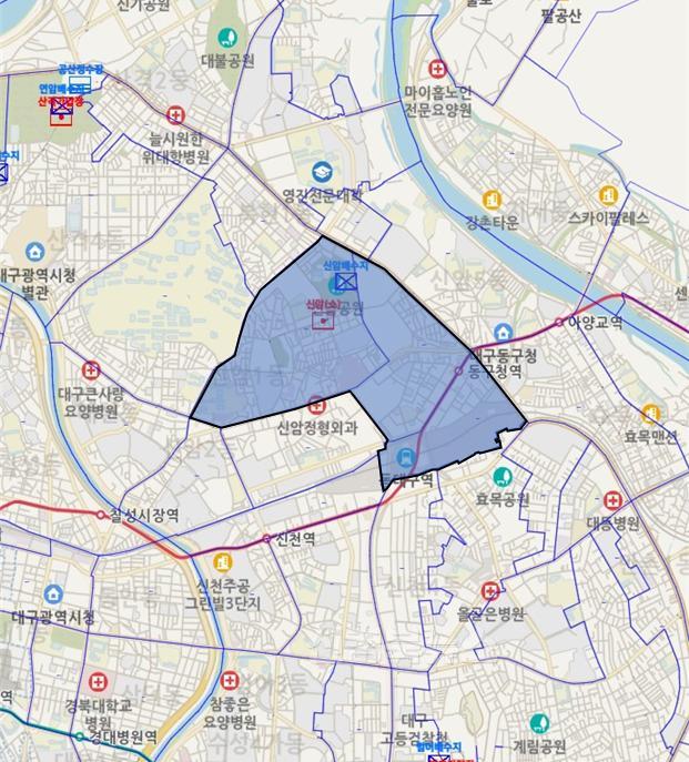[붙임] 흐린물 출수 예상지역(동구 신암1,4동 전역).jpg