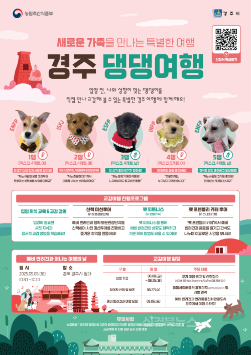 2_경주 댕댕여행 신청 모집 포스터.png