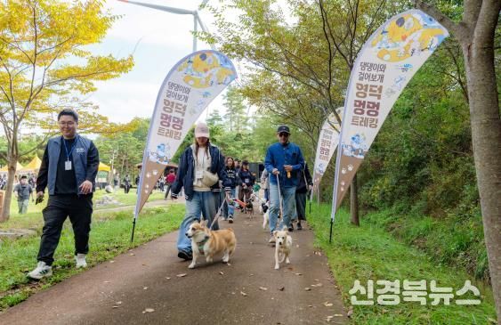 반려견과 함께 즐긴 영덕의 가을소풍 '제1회 영덕 멍멍 트레킹' 성황리 종료