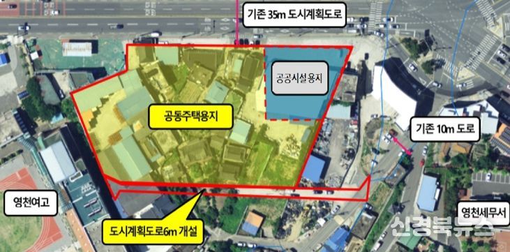 성내동 마을정비형 공공임대주택 사업 위치도