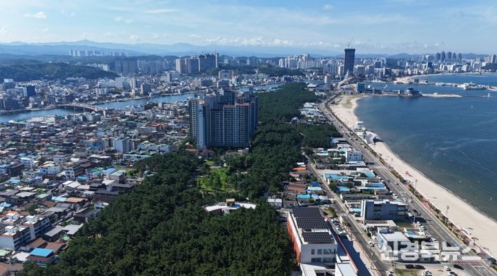 송도솔밭 도시숲 전경