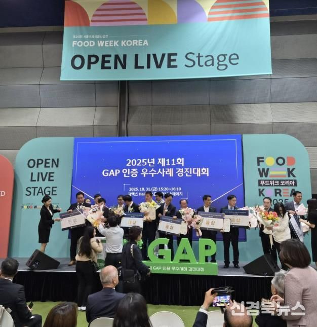 예천참복숭아사업단, GAP 우수사례 경진대회 수상