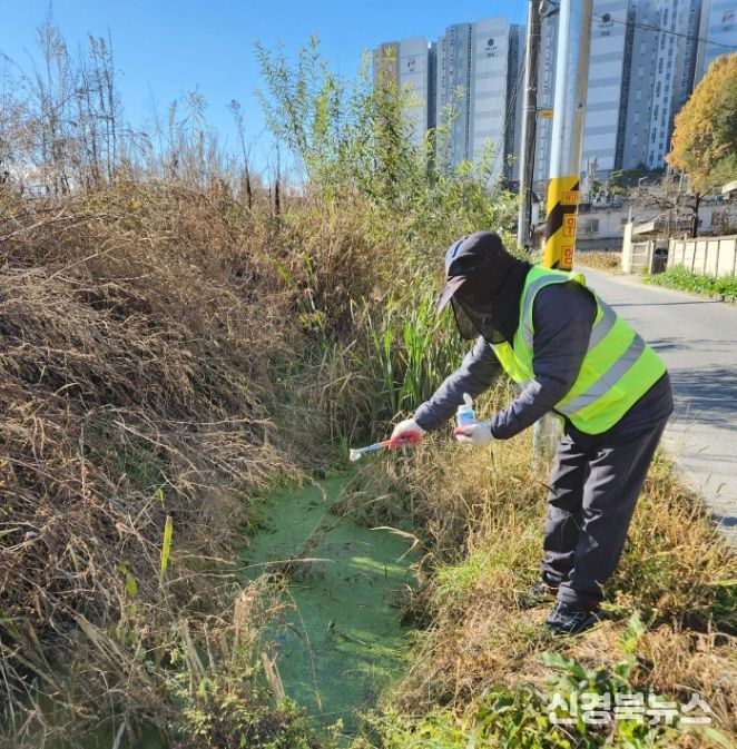 동절기 모기 유충구제 사업 집중 추진