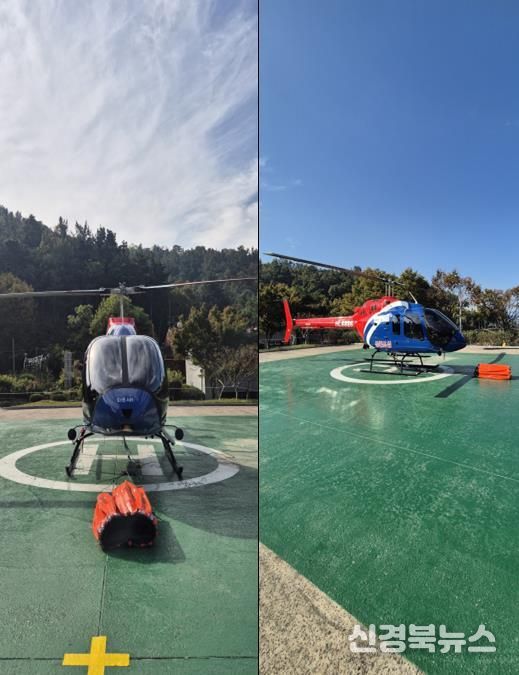 가을 산불 조심 기간을 맞아 최신형 산불 진화 임차헬기를 도입해 산불 예방과 진화 업무에 나선다.