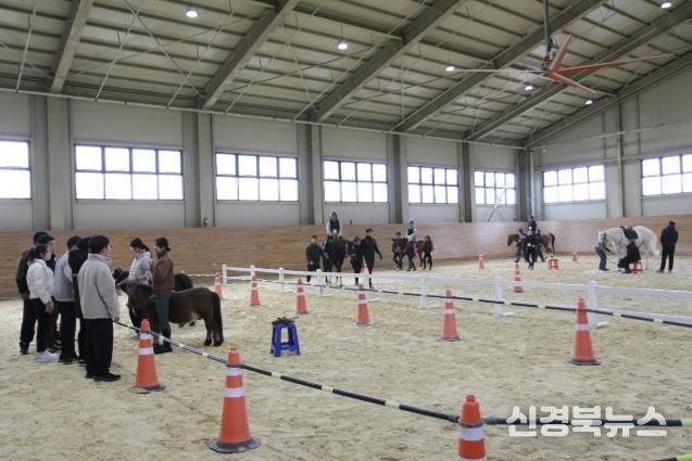 상주시,‘장애인(대학생) 재활 승마 체험’시행