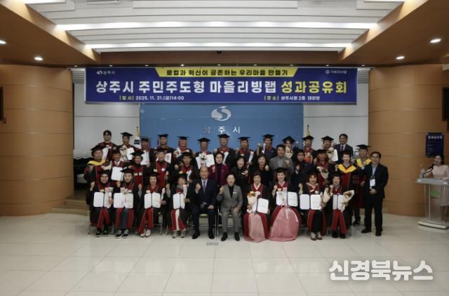 상주시, 주민주도형 마을리빙랩 최종 성과공유회 개최