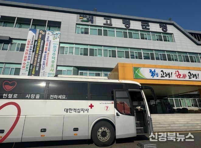 고령군, 안정적인 혈액 수급을 위한 생명 나눔 사랑의 헌혈 행사 실시