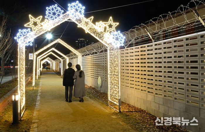 달성군 ‘Re:화원 도시숲’에 펼쳐진 크리스마스, 겨울밤을 밝히다!