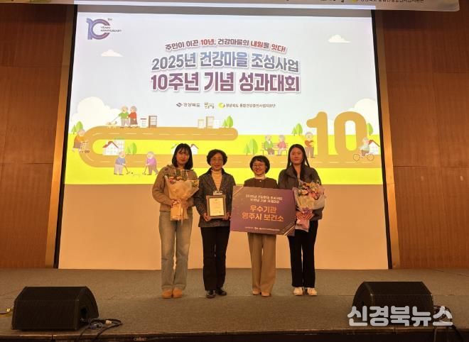 영주시보건소, 2025년 건강마을 조성사업 ‘우수기관’ 선정