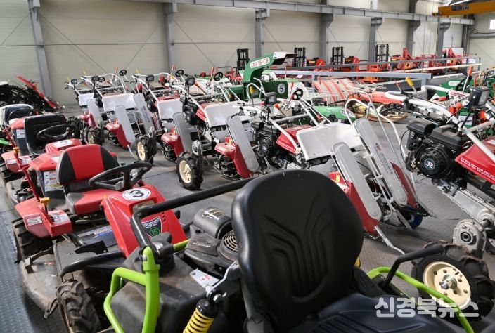 청송군, 농기계 임대료 50% 감면 연장