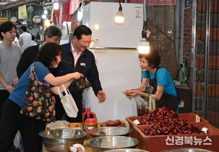 대구 남구청, 전통시장 장보기