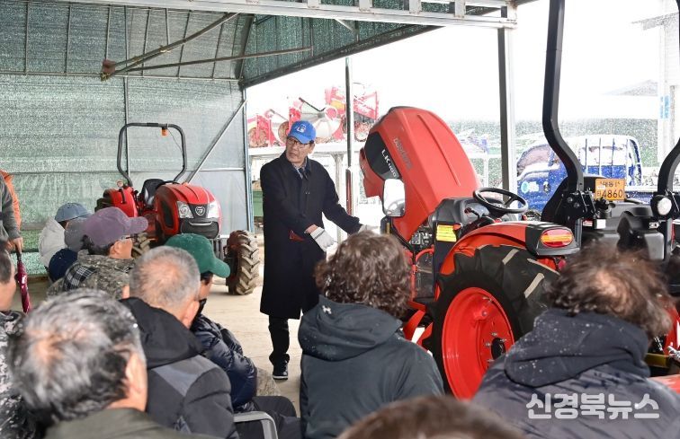 청송군, 임대농기계 교육으로 안전영농 기반 다진다
