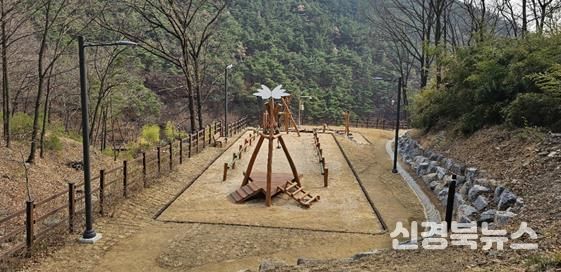 대구 동구청은 최근 대구 동구 도동 산49번지 일원 용암산성 산림휴양공원 내 숲길 정비사업을 완료했다.