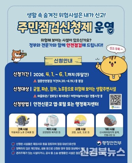 성주군, 2026년 집중안전점검 실시