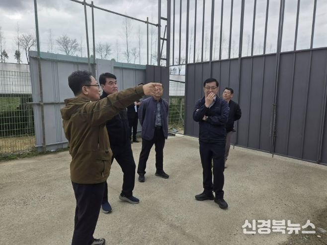 오상철 상주시장 권한대행, 축산환경사업소 방문